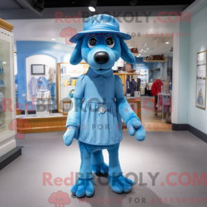 Blue Dog-maskotdraktfigur...