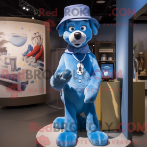 Blue Dog-maskotdraktfigur...