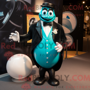 Turkis Rugby Ball maskot...