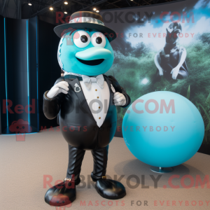Turkis Rugby Ball maskot...