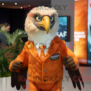 Orange Haast S Eagle maskot...