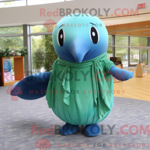 Personaggio mascotte balena...