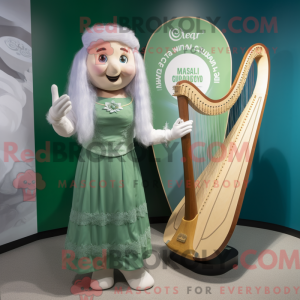 Figura de máscara de harpa...
