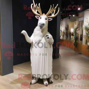 White Elk maskot kostume...