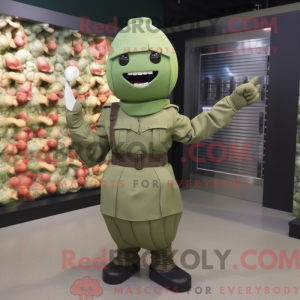 Granaat mascotte kostuum...