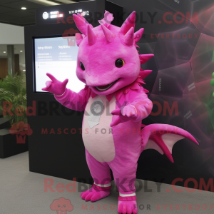 Disfraz de mascota Magenta...