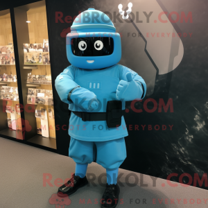 Disfraz de mascota Cyan...