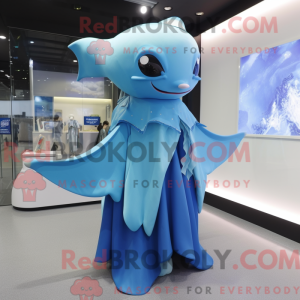 Postava maskota Sky Blue...