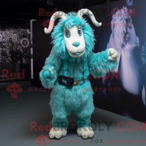 Turkis angora geit maskot...