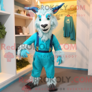 Turkis Angora geit maskot...