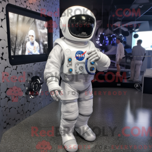 Mascotte d astronaute gris...