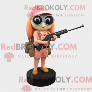 Peach Sniper Maskottchen...