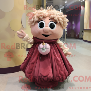 Tan Raspberry mascot...