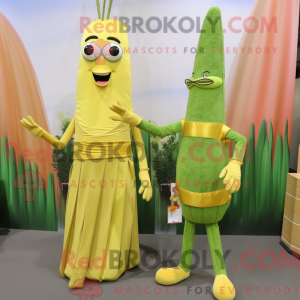 Gold Asparges maskot...