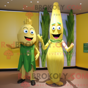 Gold Asparges maskot...