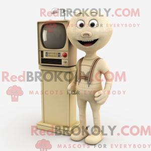 Figura de máscara de TV...