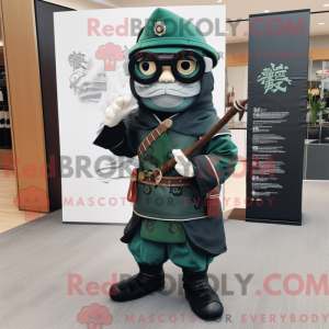 Forest Green Samurai mascot...