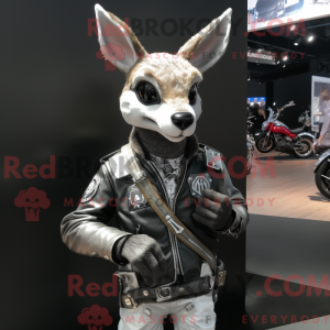 Sølv rådyr maskot kostume...