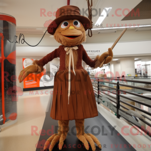 Rust koorddanser mascotte...
