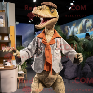 Velociraptor mascot costume...