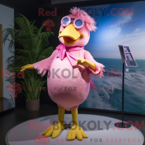 Maskottchenkostüm Pink...