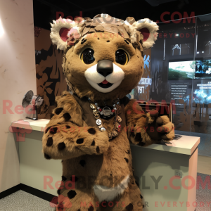 Disfraz de mascota leopardo...