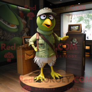 Maskottchenkostüm Grüne...
