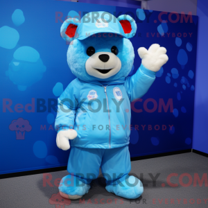 Disfraz de mascota Sky Blue...