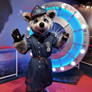 Navy hyæne maskot kostume...