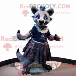 Navy Hyene-maskotdraktfigur...