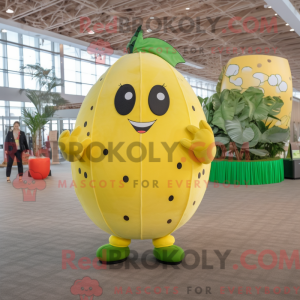 Gul vandmelon maskot...