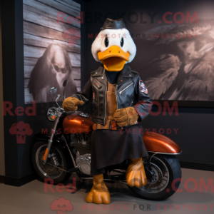 Brown Muscovy Duck mascot...