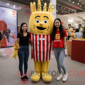 Pommes frites maskot drakt...