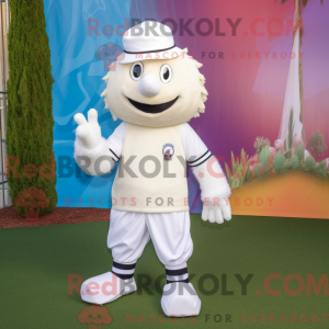 White Soccer Goal maskot...