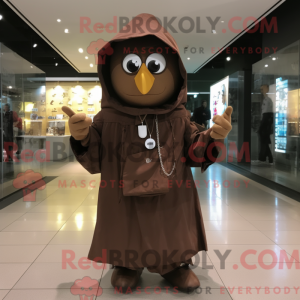 Brun vedhæng maskot kostume...