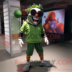 Olive Evil Clown máscara de...
