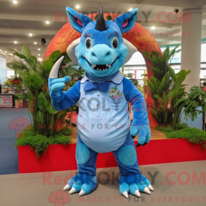 Postava maskota Sky Blue...