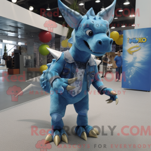 Himmelblå Triceratops...