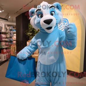 Disfraz de mascota Sky Blue...
