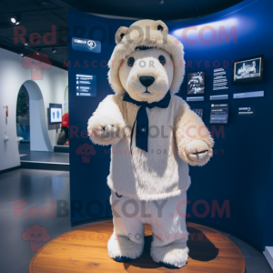 Navy Alpaca mascotte...