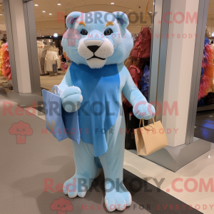 Himmelblå Smilodon máscara...