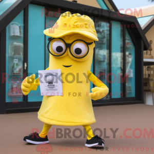 Postava maskota Yellow...