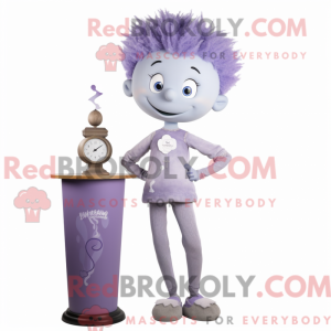 Lavendel Hourglass maskot...