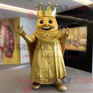 Maskottchenkostüm Gold King...