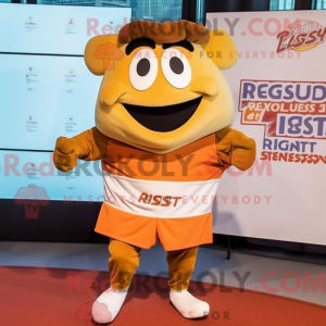 Rust Lasagna mascot costume...