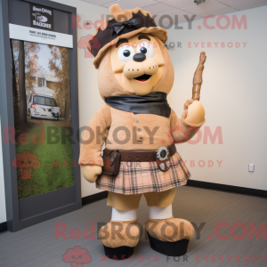 Tan sækkepibe maskot...