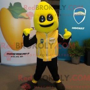 Gul squash-maskotdraktfigur...