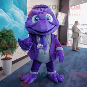 Lilla havskildpadde maskot...