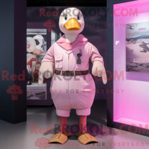 Rosa gjess máscara de...