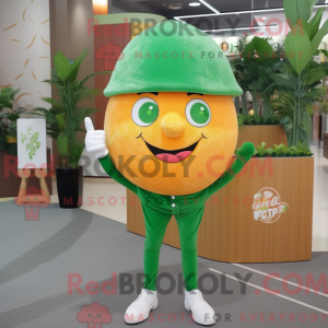 Skovgrøn grapefrugt maskot...